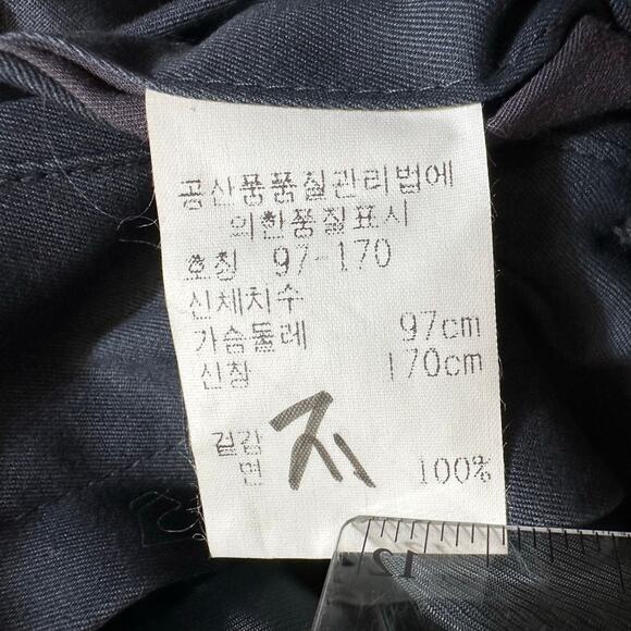 Jean Pierre Mens 100% Cotton Trench Coat with Removable Liner Blue Made in Korea - Picture 13 of 15